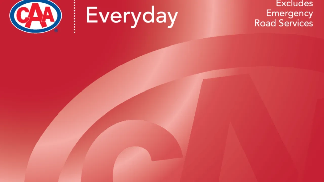 CAA Everyday blank membership card