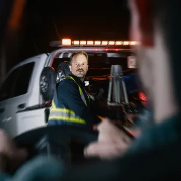 Tow truck driver