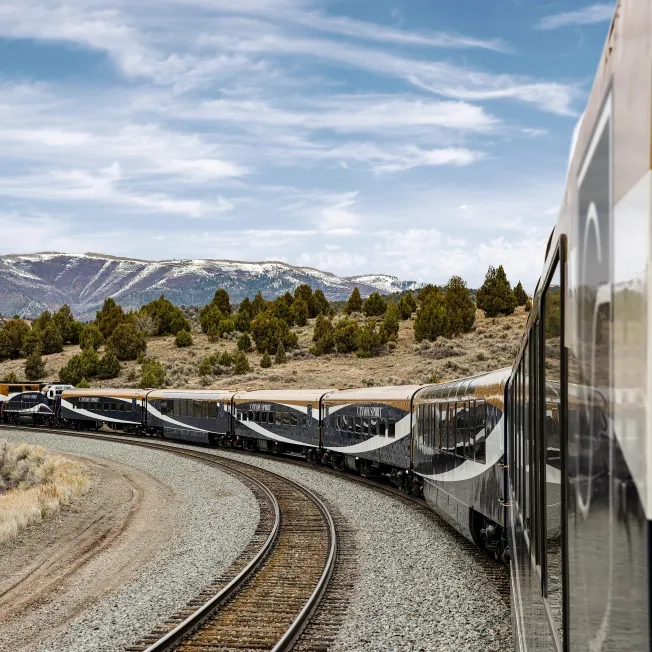Canyon Spirit train exterior