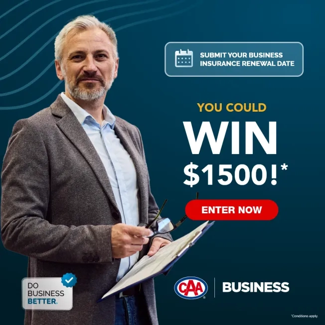 Submit your business insurance renewal date. You could win $1500! Enter now