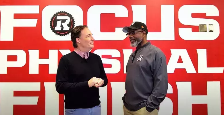 Pre-season with Ottawa REDBLACKS Head Coach Bob Dyce