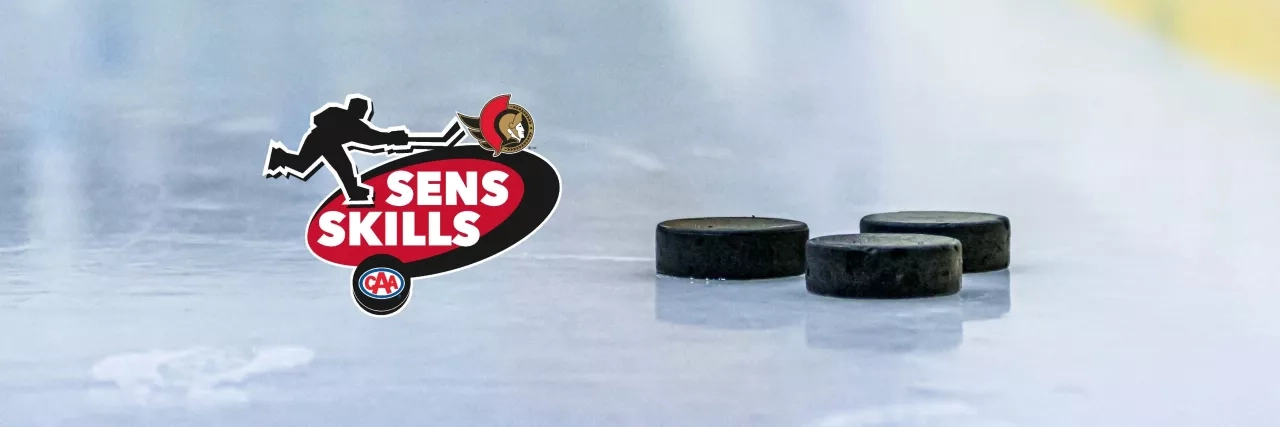 Hockey Pucks on Ice