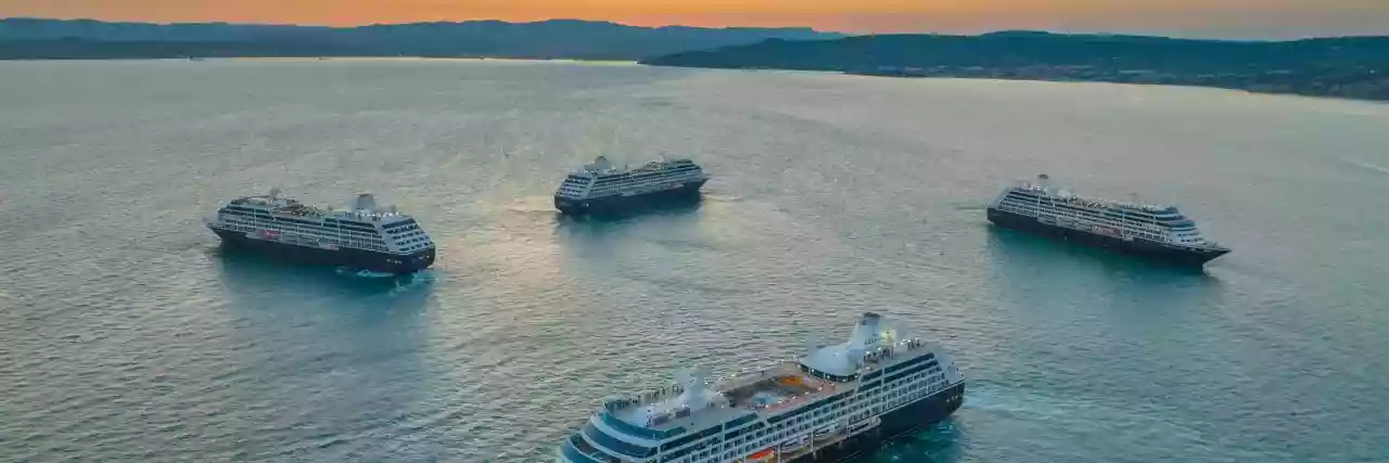 Azamara Cruise Ships at Sea