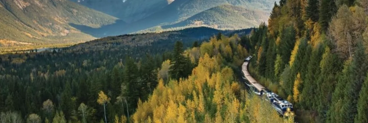 Rocky Mountaineer train ride through the Canadian Rockies