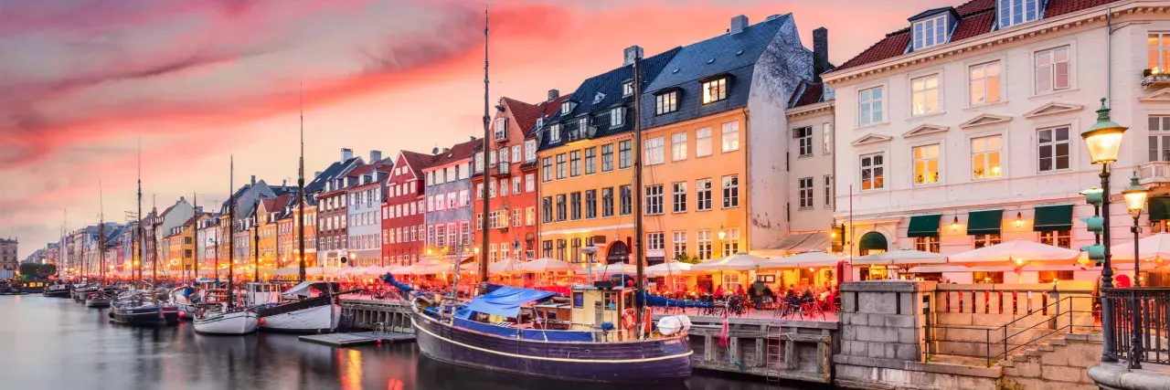 Copenhagen, Denmark on the Nyhavn Canal.