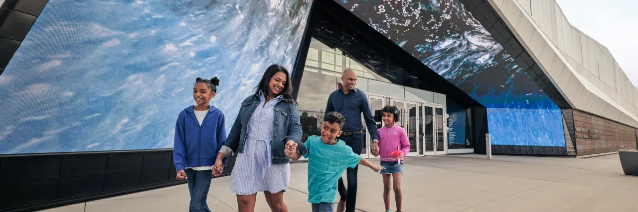 Family at Science Museum