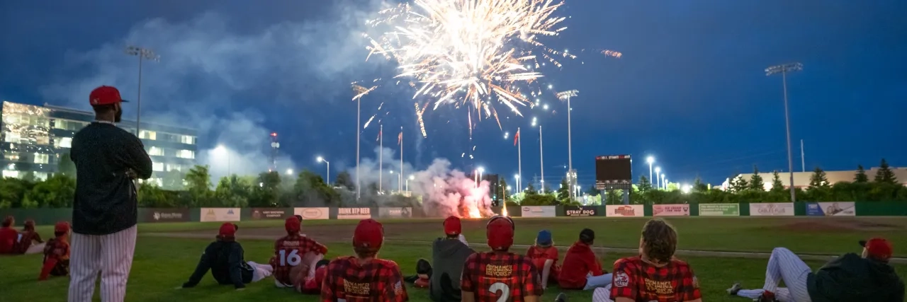 Ottawa Titans fireworks night