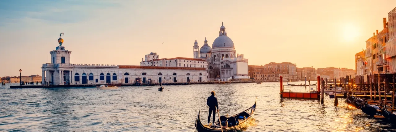 Venice during sunset