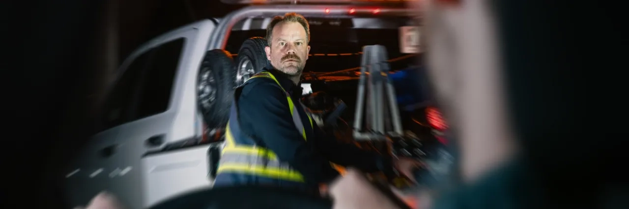 Tow truck driver