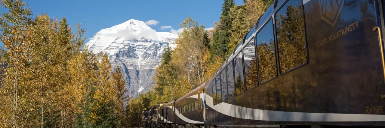 Rocky Mountaineer in the fall