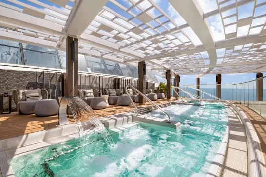 Oceana Cruises Aquamar Spa Architecture