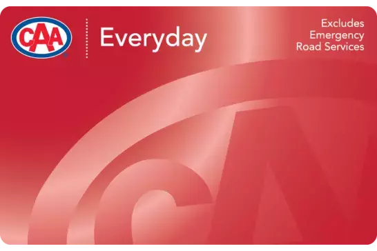 CAA Everyday blank membership card