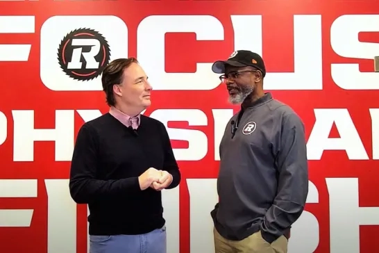 Pre-season with Ottawa REDBLACKS Head Coach Bob Dyce