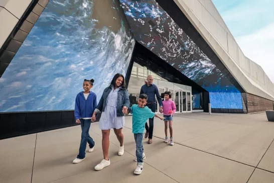 Family at Science Museum