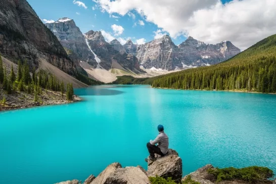 Hiker at Banff National Park