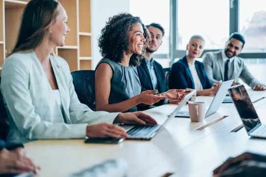 Board of Directors conversing around a table