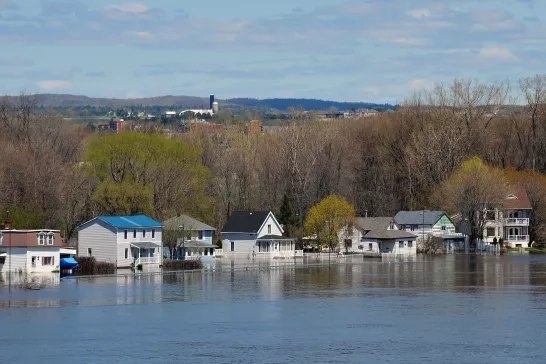 Flooding around Ottawa