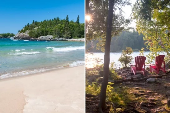 Great Lake Superior, Red muskoka chairs