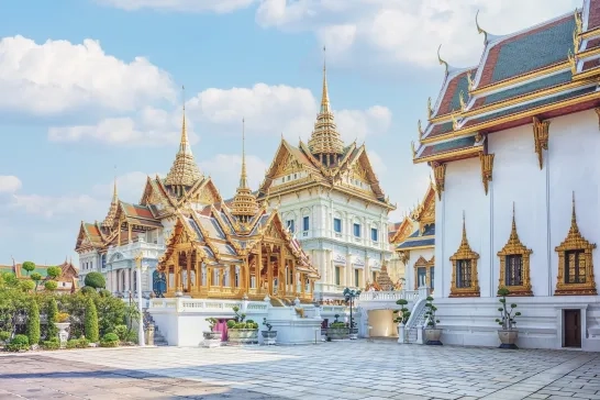 The Grand Palace temple in Bangkok, Thailand
