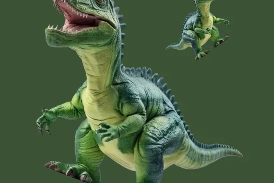 Toy dinosaurs