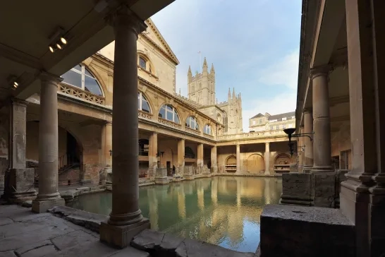 Th Ancient Roman Baths in England