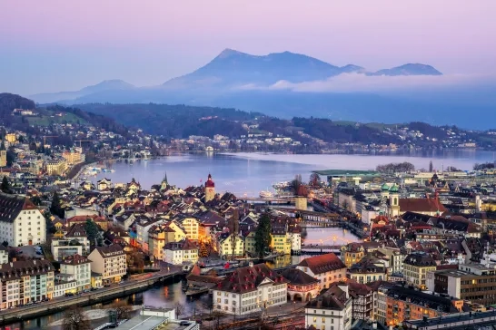  Lake Lucerne and Rigi Mountain, Switzerland