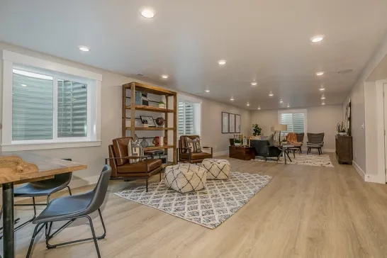 basement living room