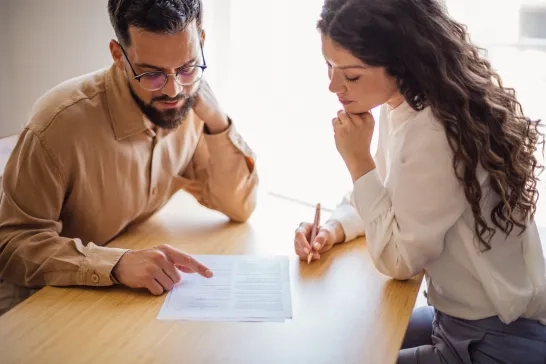 Discussing business insurance