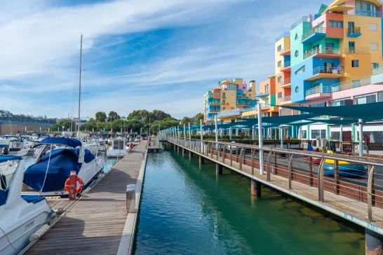 Albufeira marina in Portugal
