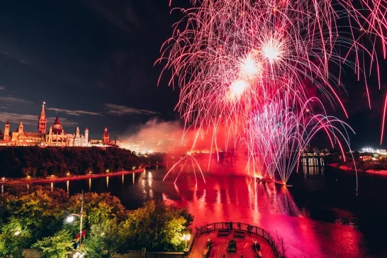 Fireworks in Gatineau