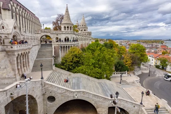 Fisherman Bastion in autumn, Budapest, Hungary