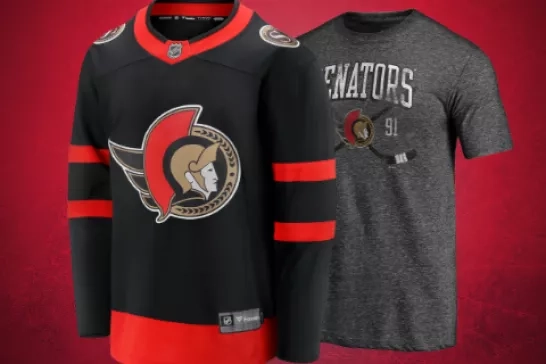 Senators jersey and shirt