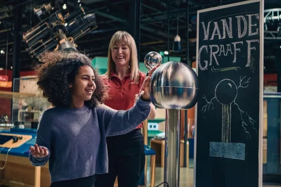 Child at the science centre
