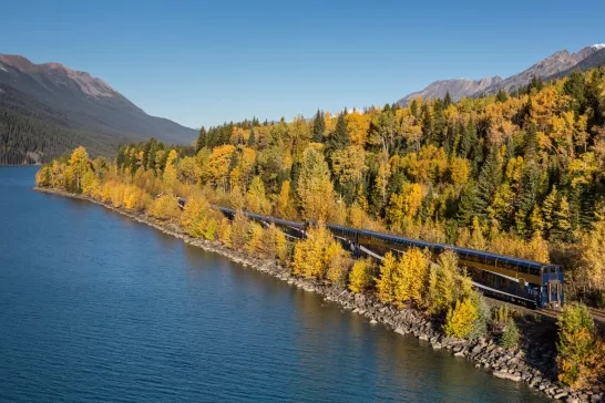 Rocky Mountaineer in the fall