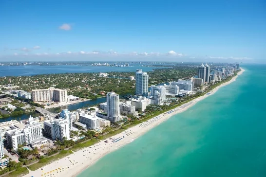 Florida beach, a beautiful sunny spot