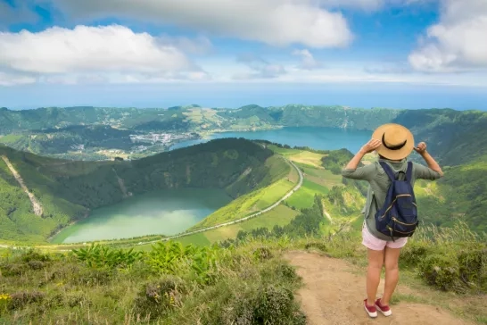 Lake of the seven cities - lagoa das sete cidades -Island of Sao Miguel ,Azores, Portugal