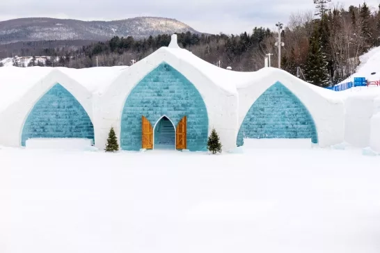 ice hotel in Quebec