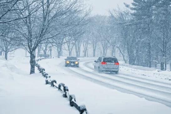 Winter Snow Driving