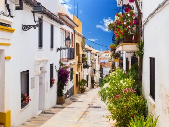 street in Marbella, Spain