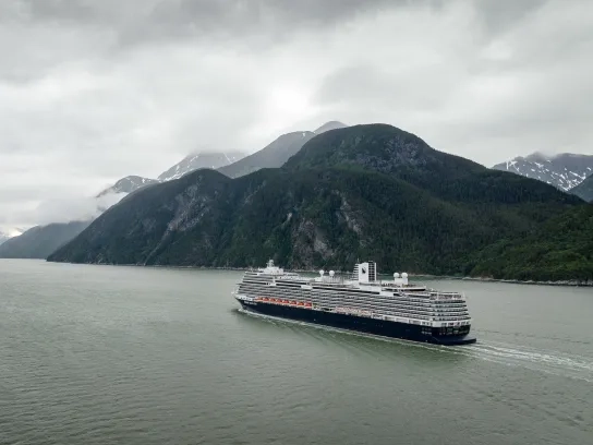 Holland America Line's Koningsdam in Haines, Alaska