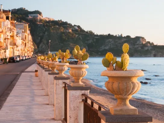 Boardwalk in Gardini Naxos