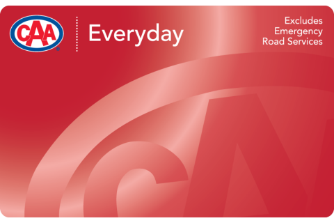 CAA Everyday blank membership card