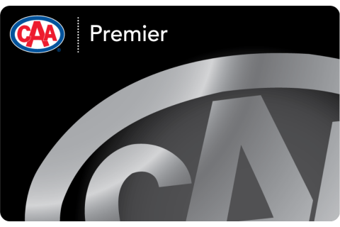 CAA blank Premier membership card