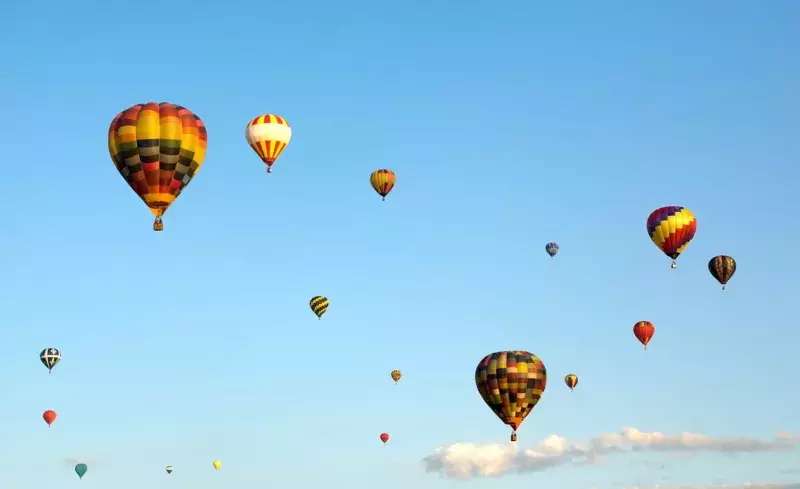 hot air balloons