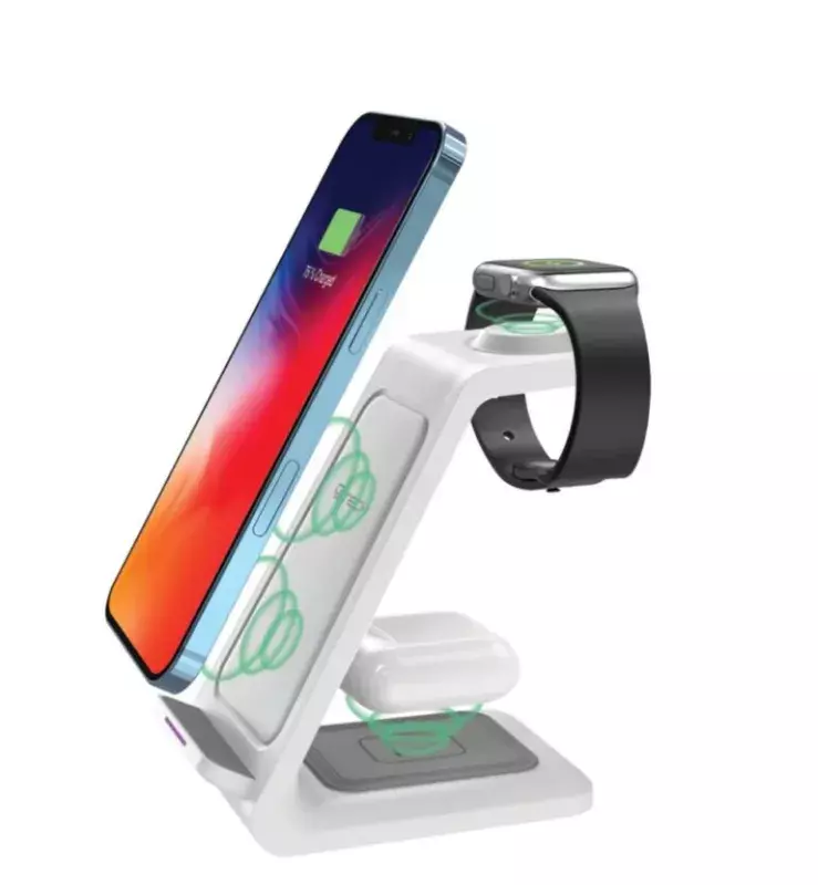 3-in-1 Qi Fast Wireless Charging Station – Staples