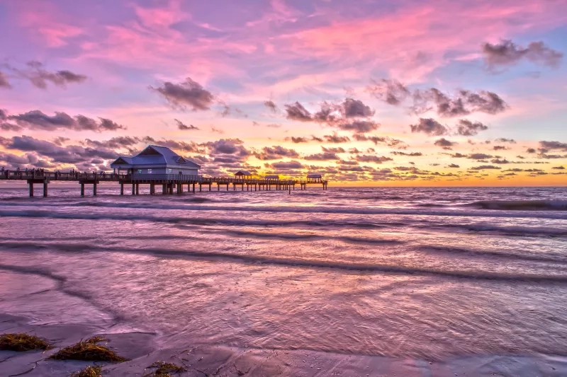 Sunset at Clearwater Beach, Florida