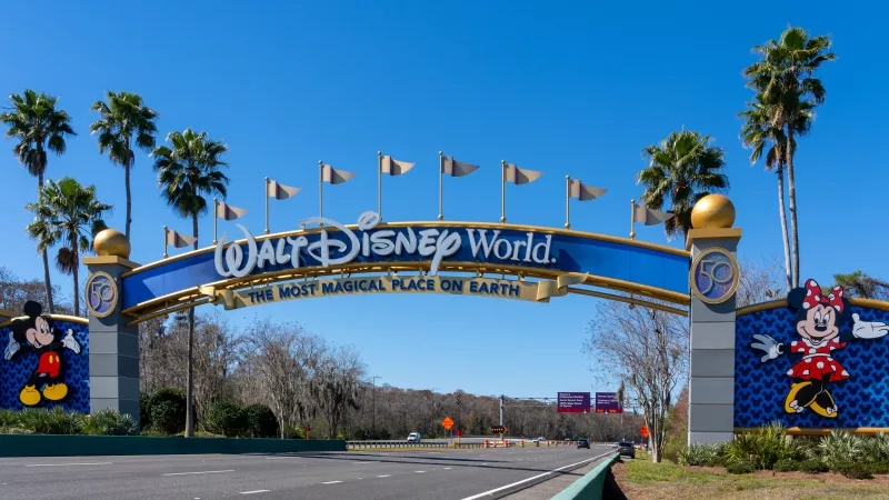 Walt Disney World entrance, Florida