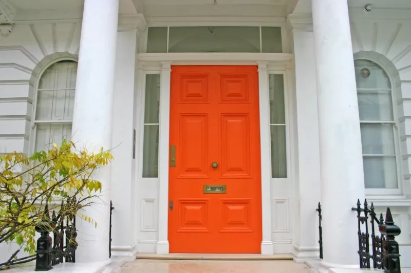 orange door