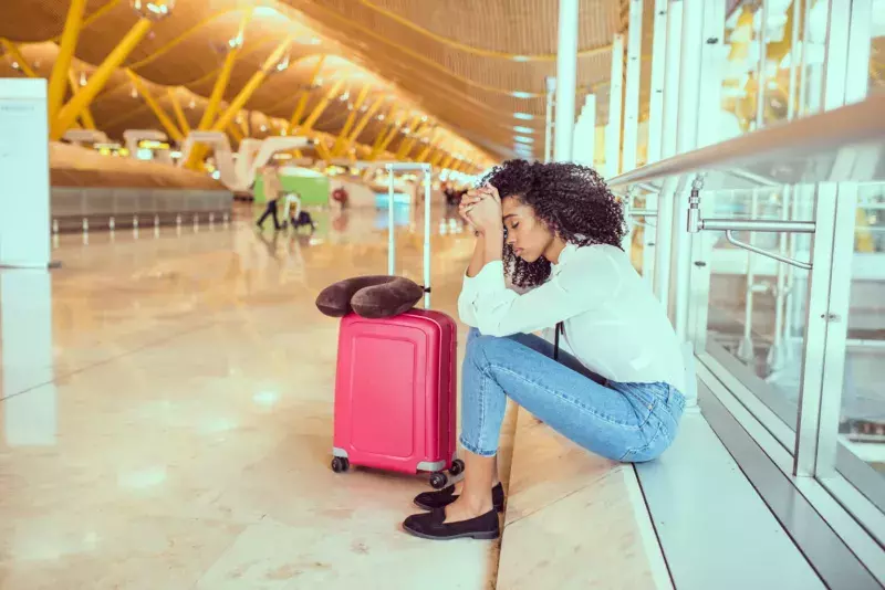 woman at airport