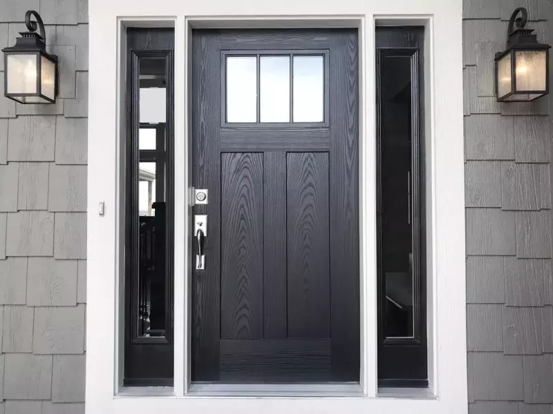 black door